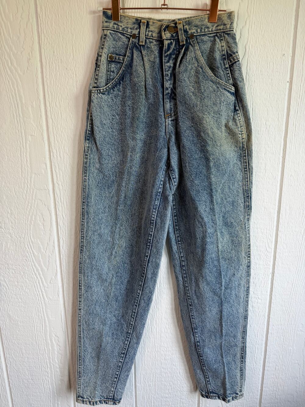 NWT Vintage Deadstock Lee High Waisted Sky Rider Loose Fit Washed Denim 3